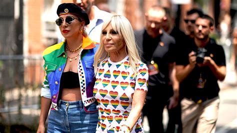 donatella versace and lady gaga relationship|lady gaga versace capsules.